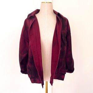 Topshop Tie Dye Denim Jacket Women’s 6 / Small